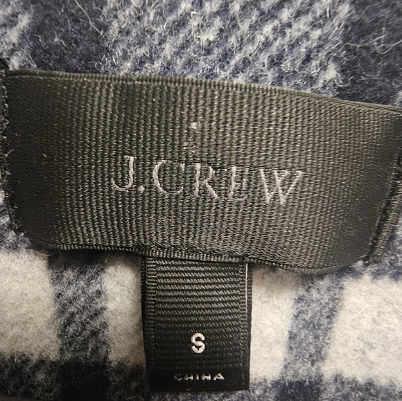 J.CREW Plaid Wool Bomber Jacket Women's Small, worn twice - Picture 3 of 5
